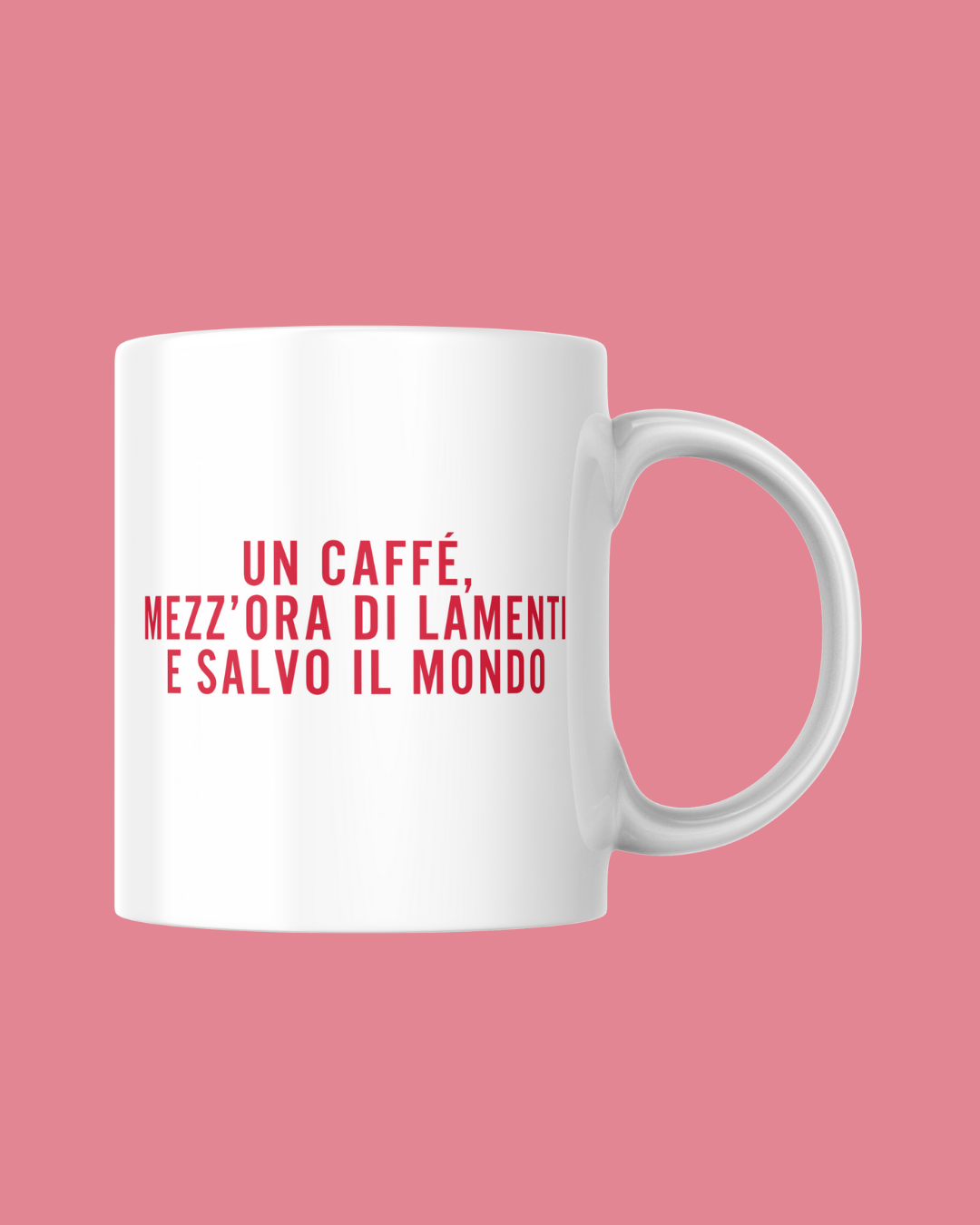 TAZZA un caffé, mezz'ora di lamenti e salvo il mondo