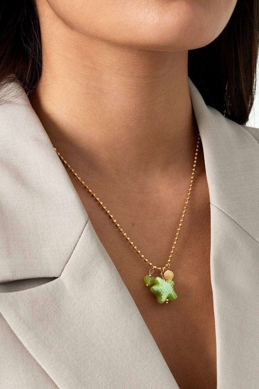 Collana verde mare
