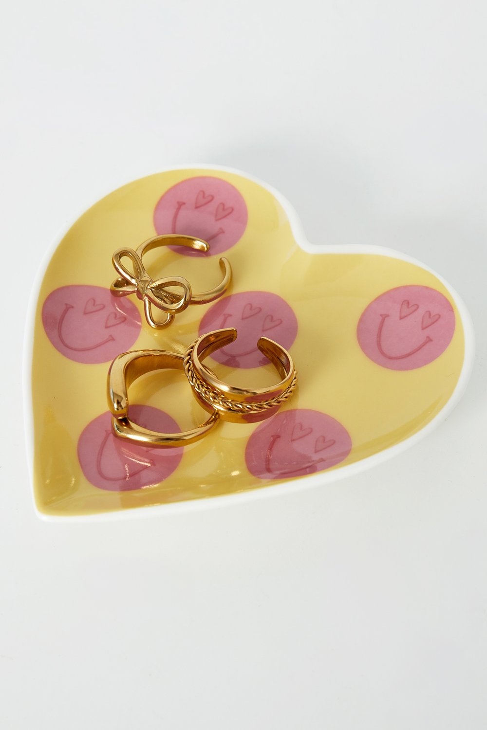 Piattino PORTAGIOIE cuore + smile