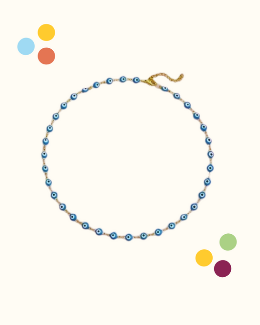 Collana choker occhio greco
