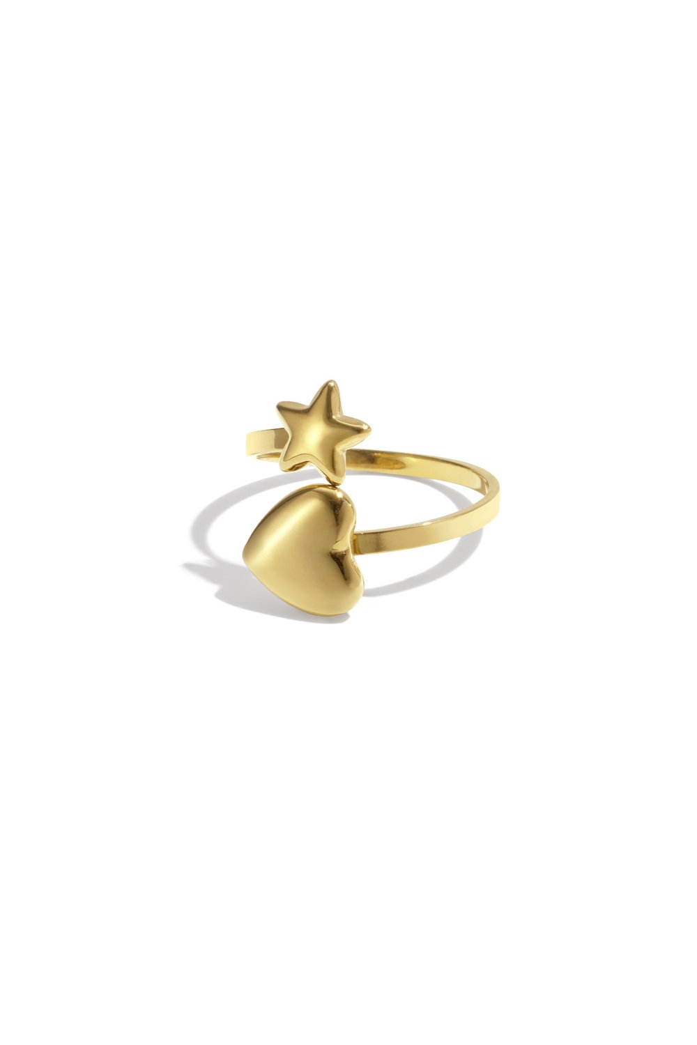 ANELLO stella + cuore