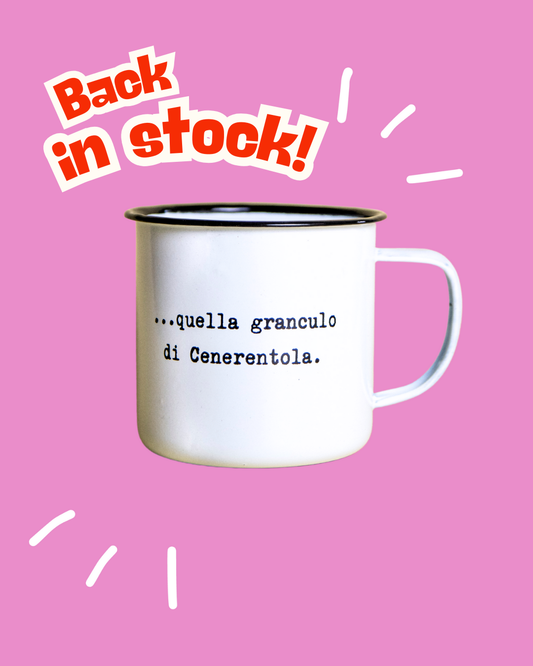 Tazza vintage in latta - Quella granculo di Cenerentola- (Pretty Woman inspired)