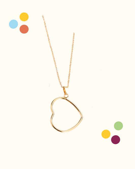 Collana a cuore aperto