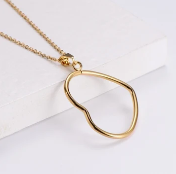 Collana a cuore aperto