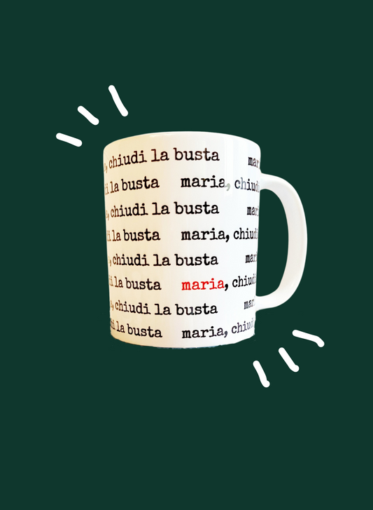 Tazza Linus - Trash - CHIUDI LA BUSTA, MARIA