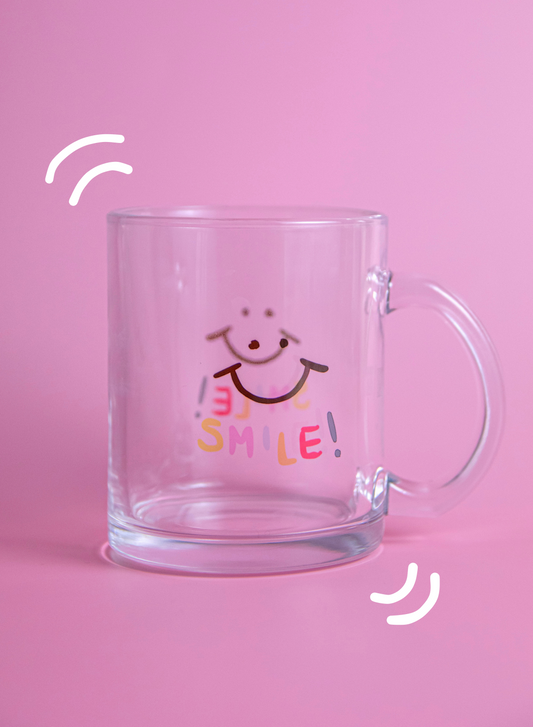 Tazza in vetro - SMILE