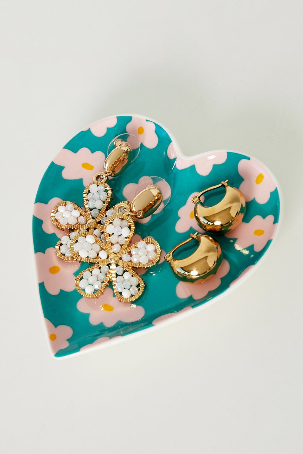 Piattino PORTAGIOIE cuore + nuvole