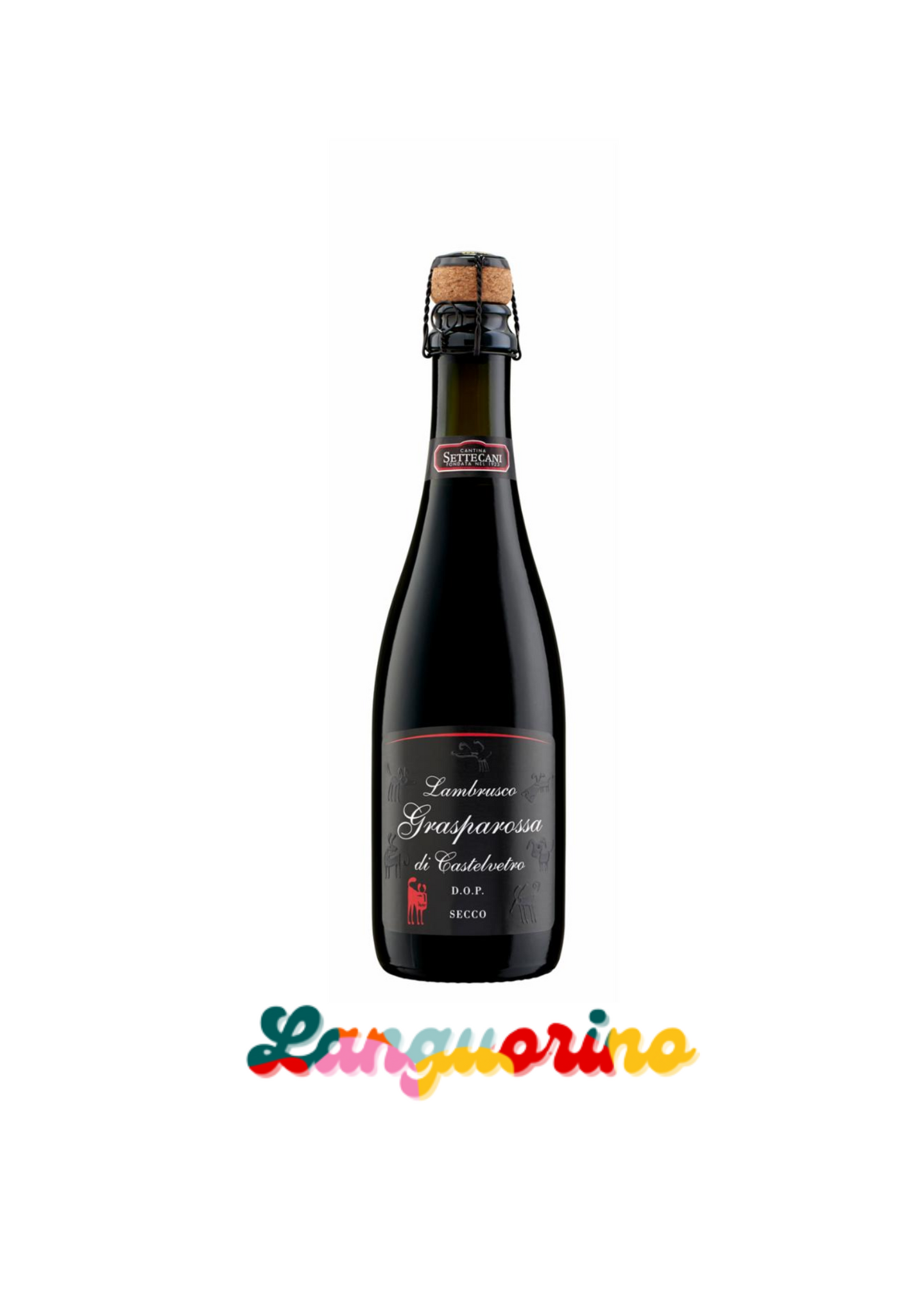 Mezza bottiglia Lambrusco