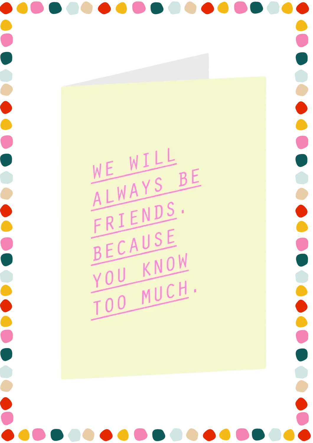 Greeting card - Always friends