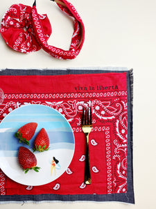 All you need is a placemat! - BANDANA EDITION PLACEMAT
