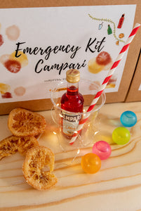Emergency Kit Red like Campari... (spritz, if desired)